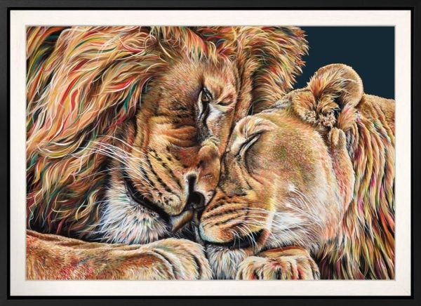 Hayley Goodhead Head Over Heels Canvas Framed - The Acorn Gallery, Pocklington