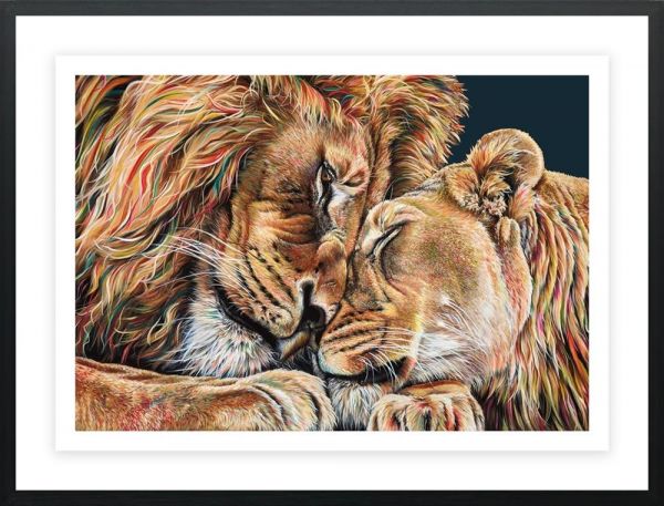 Hayley Goodhead Head Over Heels Paper Deluxe Framed - The Acorn Gallery, Pocklington