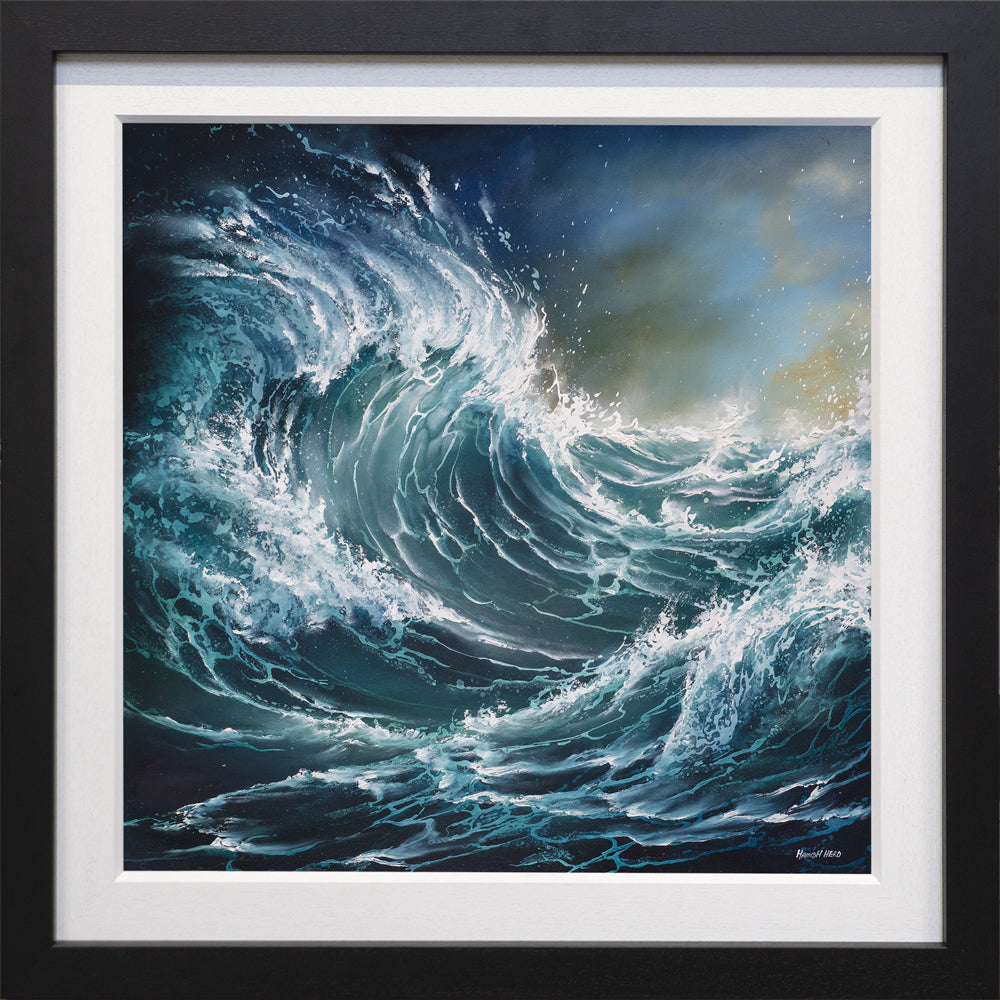 Hamish Herd Wind And Waves Hand Embellished Canvas - The Acorn Gallery, PocklingtonPocklington