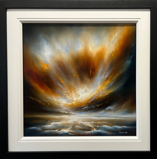 A Hamish Herd original painting titled You Call the Stars by Name. Supplied framed and ready to hang from The Acorn Gallery in Pocklington. Secure UK delivery available. Shop Online or call us 01759 307652.