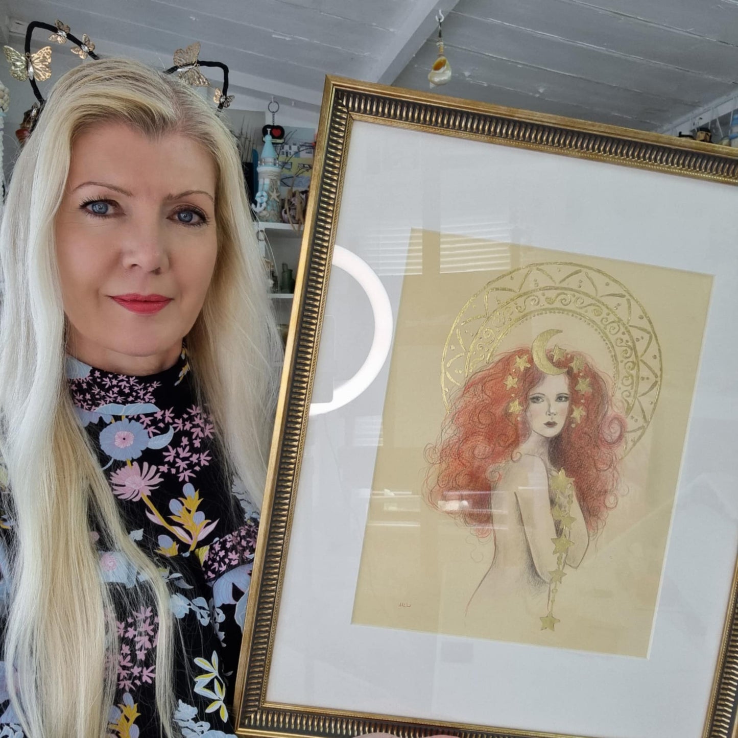 Marie Louise Wrightson Ceridwen ORIGINAL Sketch - The Acorn Gallery, Pocklington