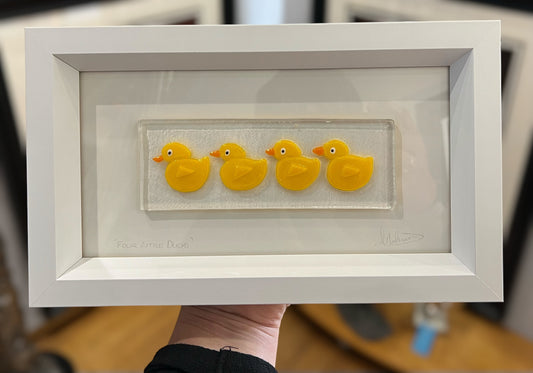 Alec Makinson Four Little Ducks ORIGINAL - The Acorn Gallery, Pocklington