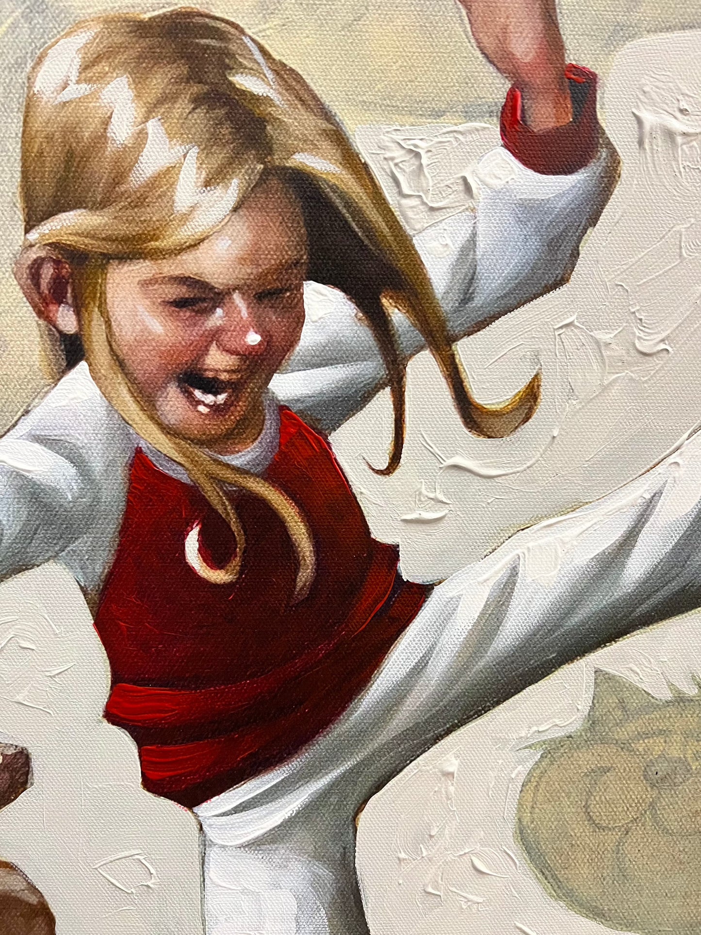 Craig Davison Quicker Than The Human Eye Hand Embellished Canvas - The Acorn Gallery, Pocklington