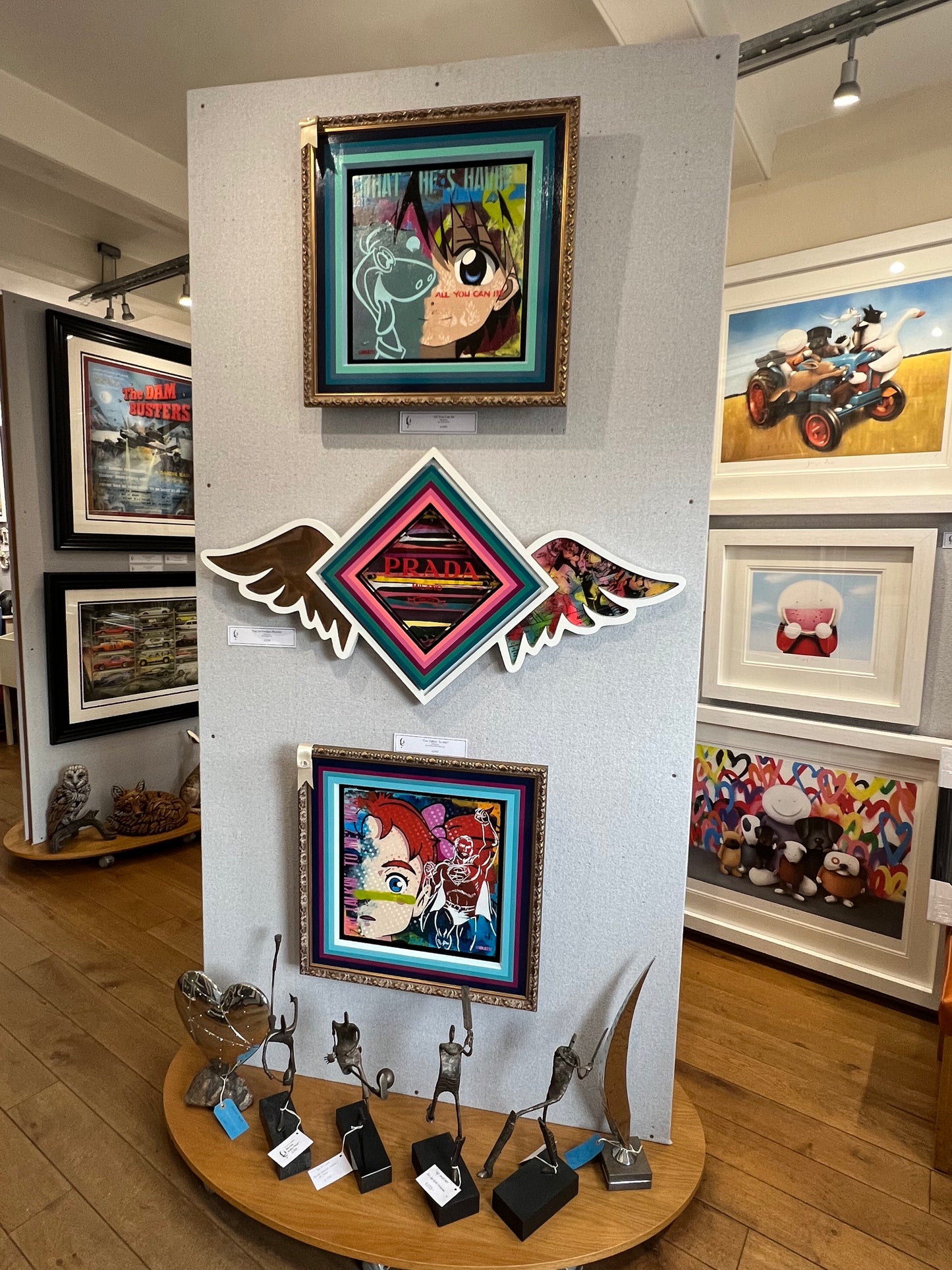 Lhouette You talking to Me Original in the Manga Style. Available from The Acorn Gallery in Pocklington. Order online or call us on 01759 307652.