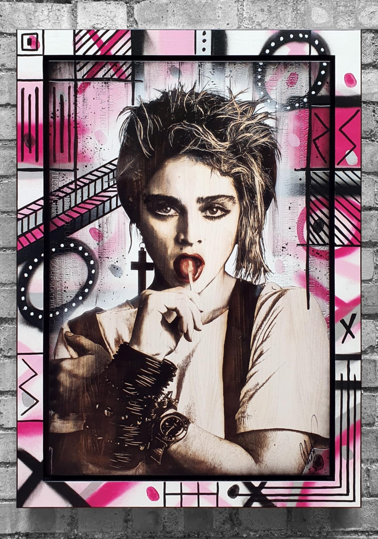 Rob Bishop Madonna POP Pink available from The Acorn Gallery in Pocklington. Shop online or call us on 01759 307652.