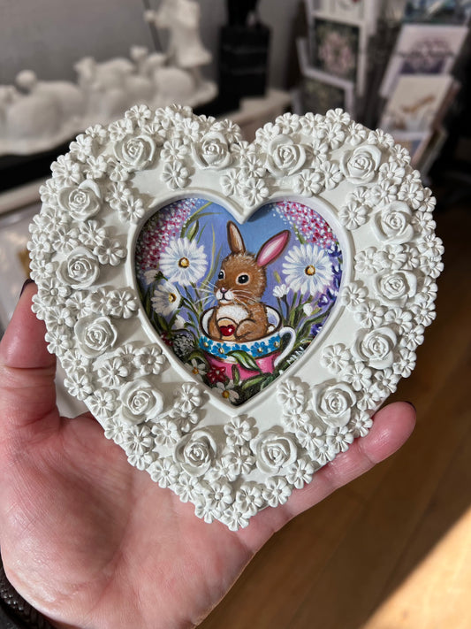 Marie Louise Wrightson Tea In The Garden Original - The Acorn Gallery, Pocklington