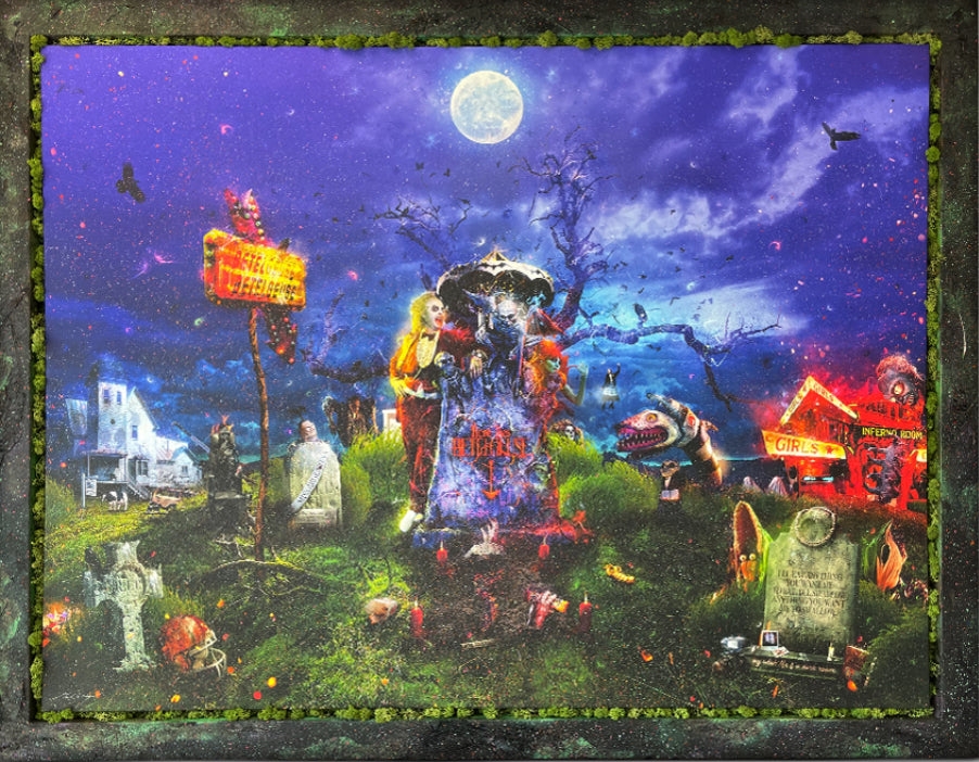 Mark Davies It's Showtime! Beetlejuice ORIGINAL - The Acorn Gallery, Pocklington