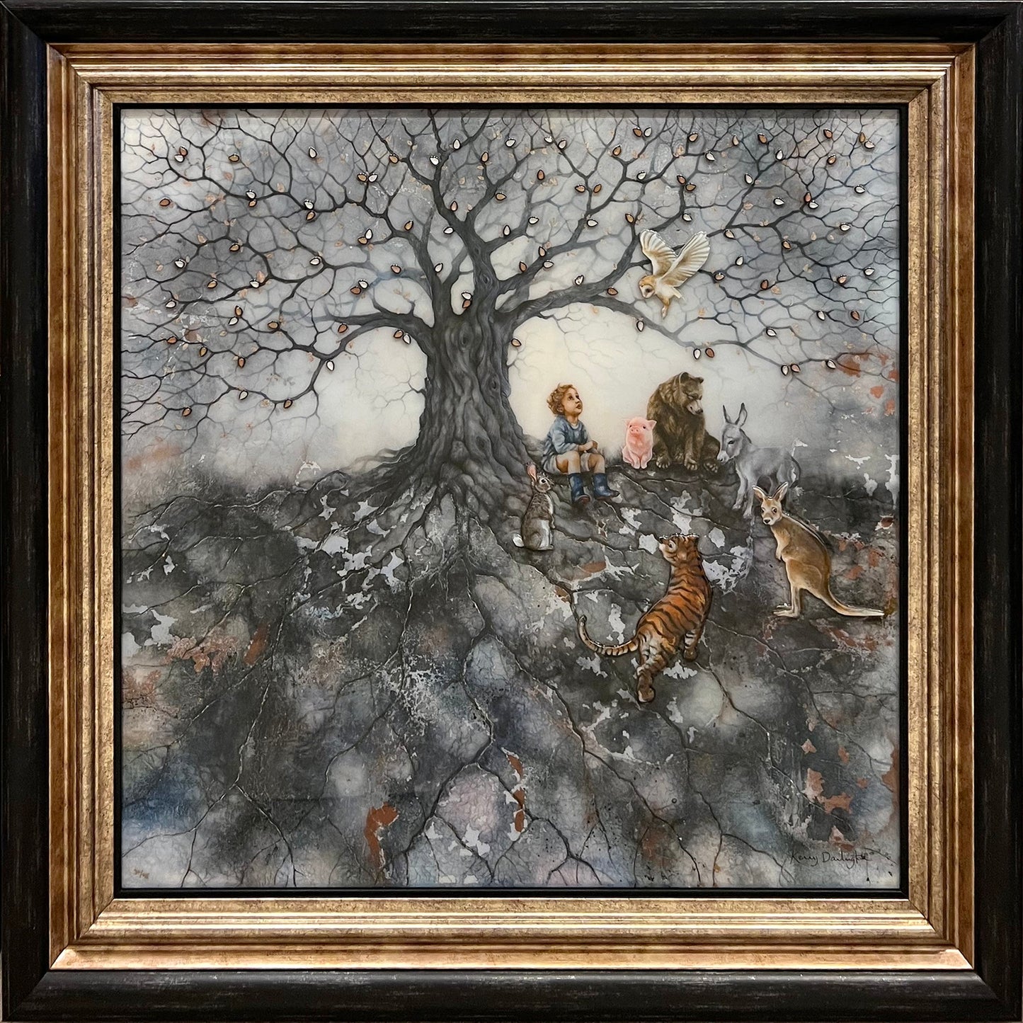 Kerry Darlington's Winnie The Pooh, Hundred Acre Wood is available now at The Acorn Gallery, Pocklington, delivery available. Shop online or call 01759 307652.