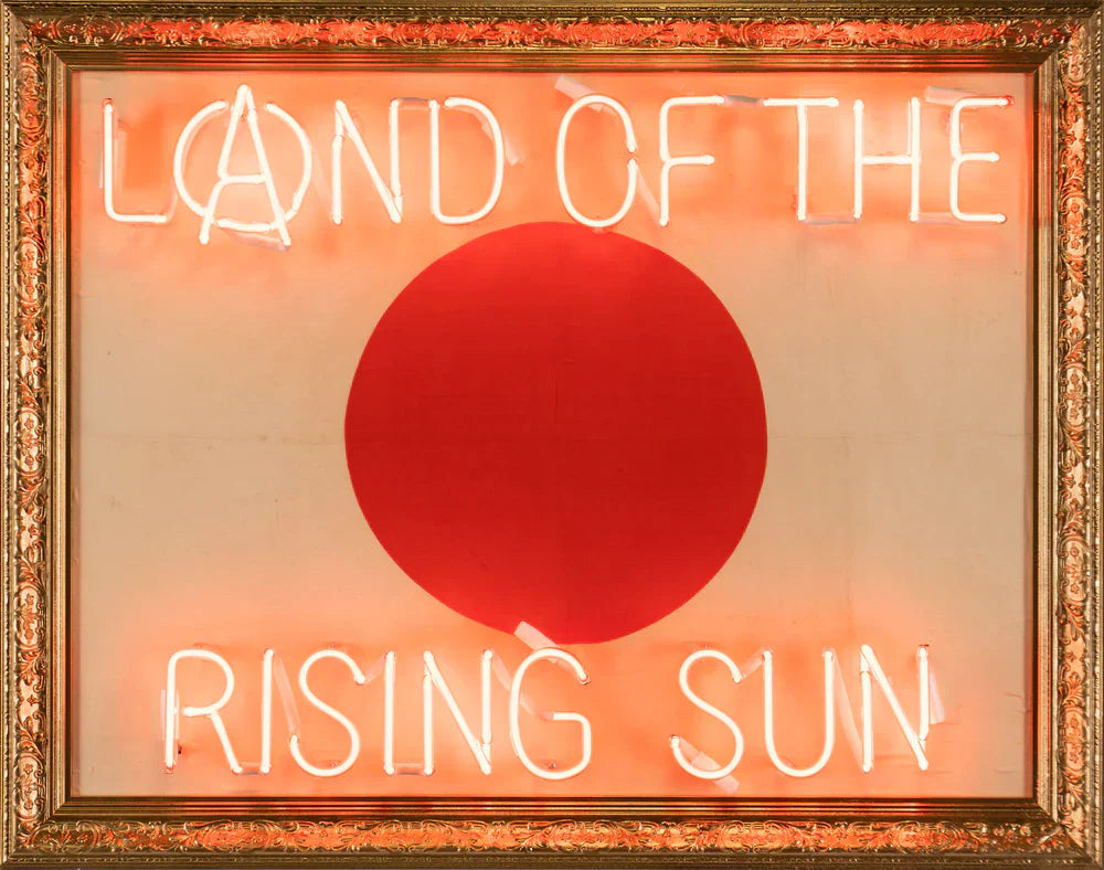 Illuminati Neon Land Of The Rising Sun ORIGINAL - The Acorn Gallery, Pocklington