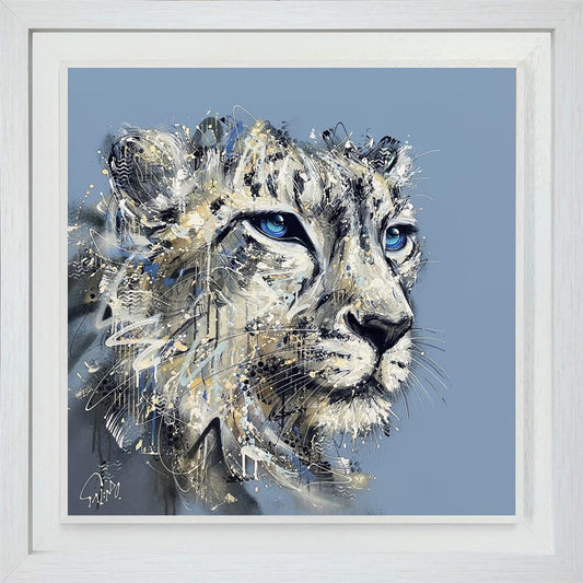 Joe Galindo Eroz The Leopard Hand Embellished Board - The Acorn Gallery, Pocklington