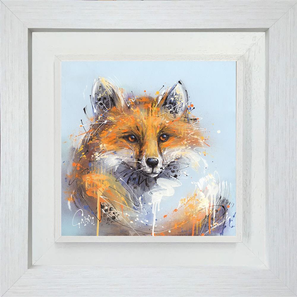 Joe Galindo Felix The Fox Hand Embellished Board - The Acorn Gallery, Pocklington