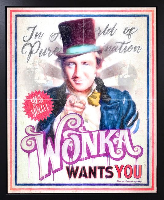 JJ Adams Wonka Needs You! Original - The Acorn Gallery Pocklington