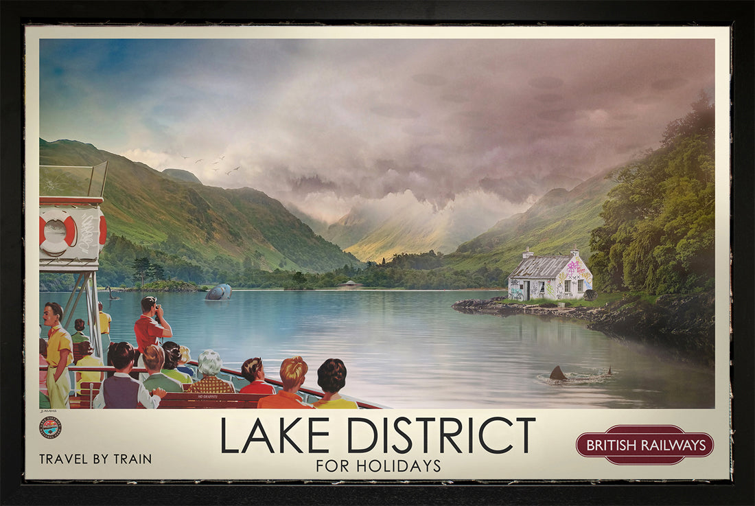 JJ Adams A Postcard From The Lake District Original Framed - The Acorn Gallery, Pocklington