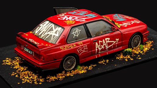 JJ Adams BMW E30 M3 1989 ORIGINAL Sculpture - The Acorn Gallery, Pocklington