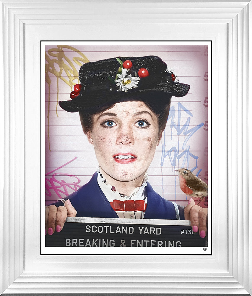 JJ Adams Breaking And Entering Colour in a White Frame - The Acorn Gallery, Pocklington