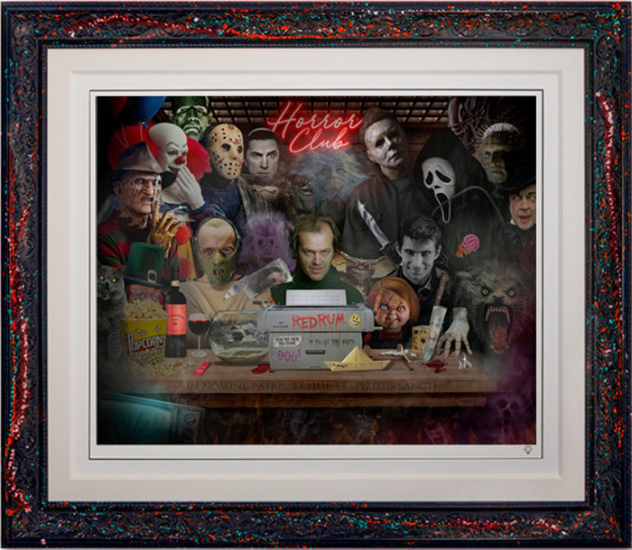 JJ Adams Do You Like Scary Movies? Hand Embellished Frame - The Acorn Gallery, Pocklington