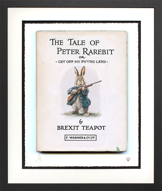 JJ Adams Get Of My F..king Land Mini Framed - The Acorn Gallery, Pocklington