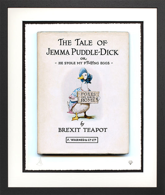 JJ Adams He Stole My F..king Eggs Mini Framed - The Acorn Gallery Pocklington
