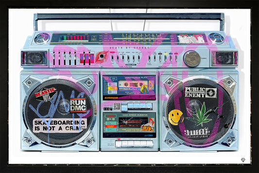 JJ Adams Keepin It Old Skool Original Framed - The Acorn Gallery, Pocklington