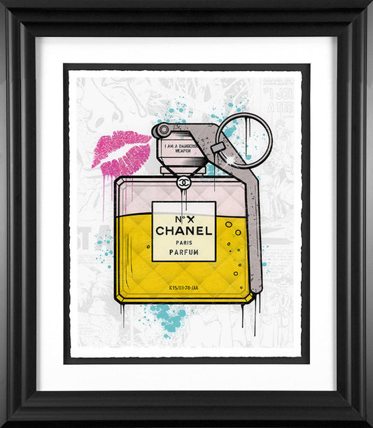 JJ Adams Weapon No 5 in a Black Frame - The Acorn Gallery, Pocklington