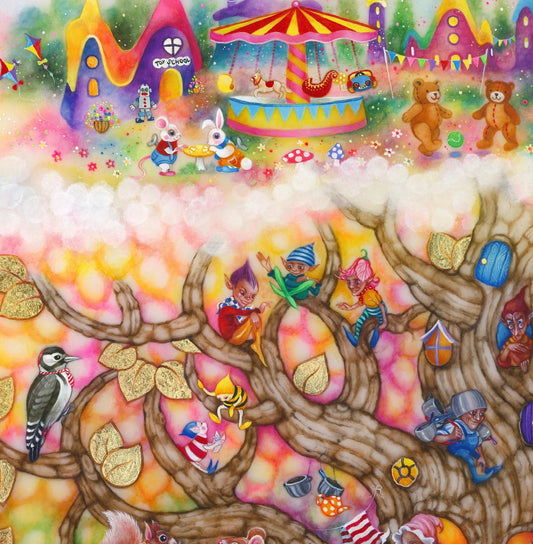 Kerry Darlington Deep In The Whispering Woods Unique Limited Edition Print - The Acorn Gallery, Pocklington