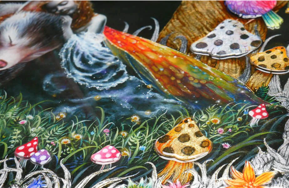 Kerry Darlington Little Fox And The Moth Fairy - The Acorn Gallery, Pocklington
