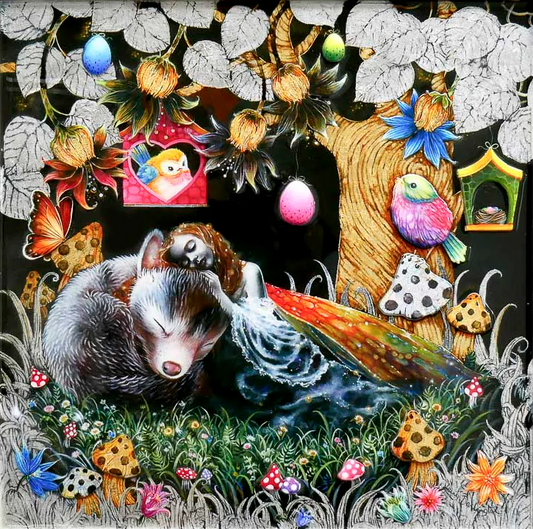 Kerry Darlington Little Fox And The Moth Fairy - The Acorn Gallery, Pocklington