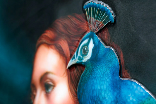 Kerry Darlington Peacock Princess - The Acorn Gallery, Pocklington