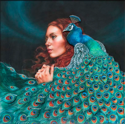 Kerry Darlington Peacock Princess - The Acorn Gallery, Pocklington