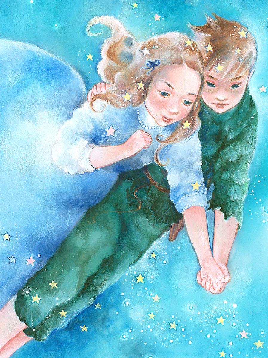 Kerry Darlington Peter Pan and Wendy - The Acorn Gallery, Pocklington