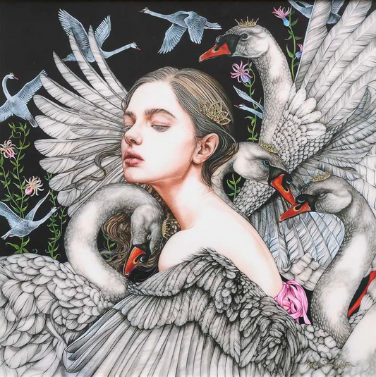 Kerry Darlington The Wild Swans - The Acorn Gallery, Pocklington