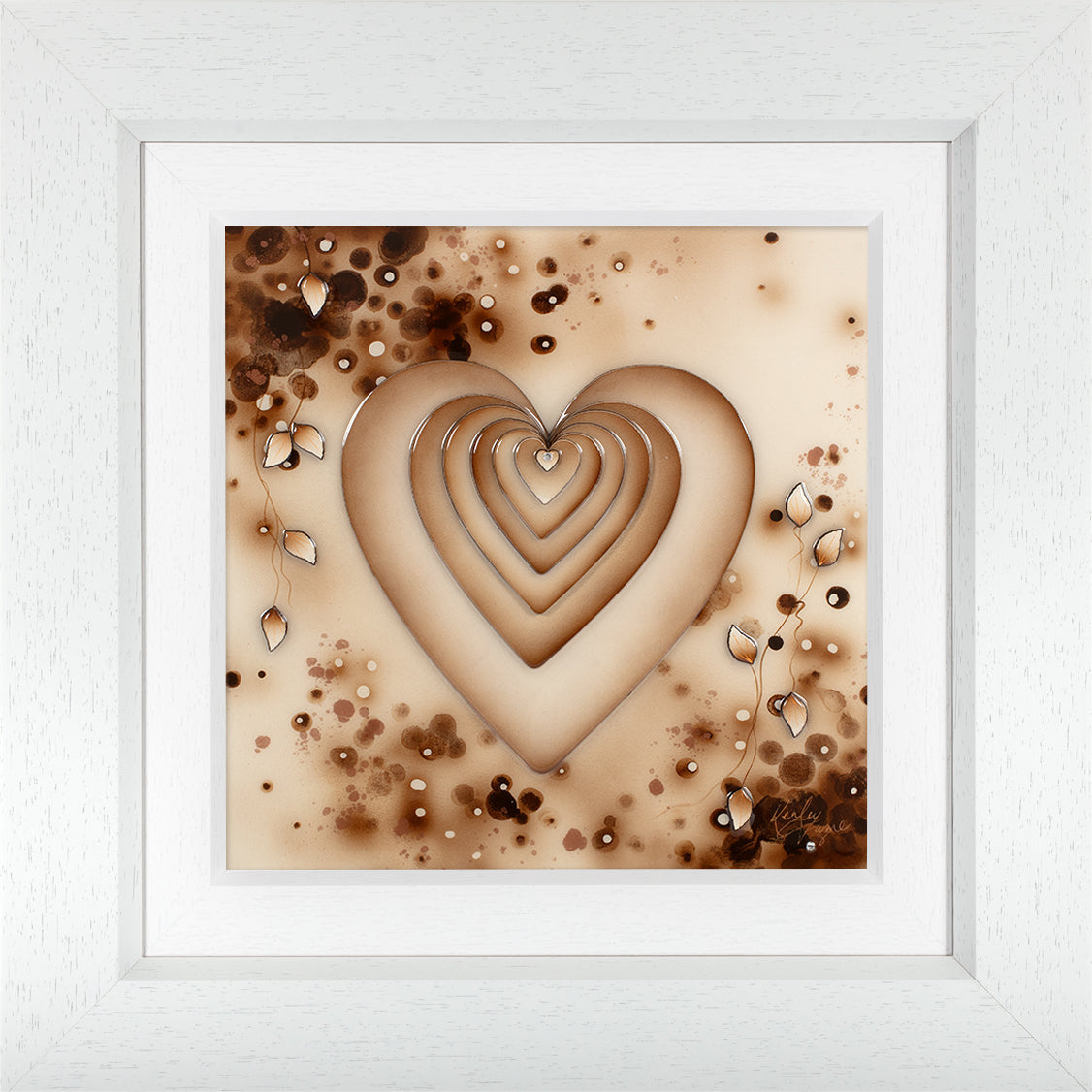 Kealey Farmer Heart Full Of Love Cream Boutique Original - The Acorn Gallery, Pocklington