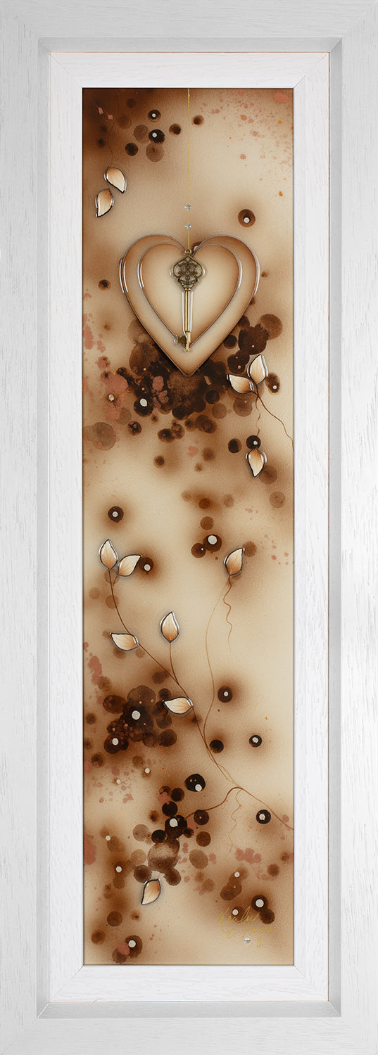 Kealey Farmer Key To My Heart Cream Boutique Original - The Acorn Gallery, Pocklington