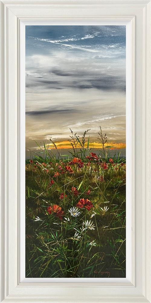 Kimberley Harris Sunlit Serenity Hand Embellished Canvas - The Acorn Gallery, Pocklington
