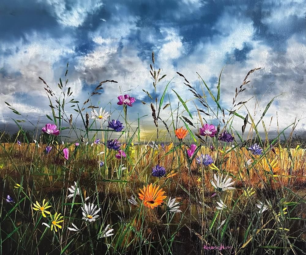 Kimberley Harris You And Me Together Hand Embellished Canvas - The Acorn Gallery, Pocklington