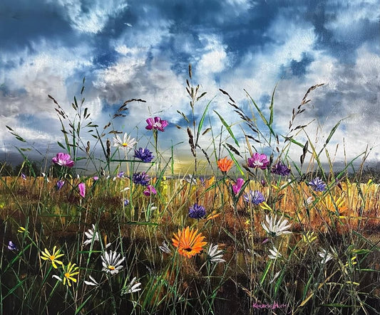 Kimberley Harris You And Me Together Hand Embellished Canvas - The Acorn Gallery, Pocklington