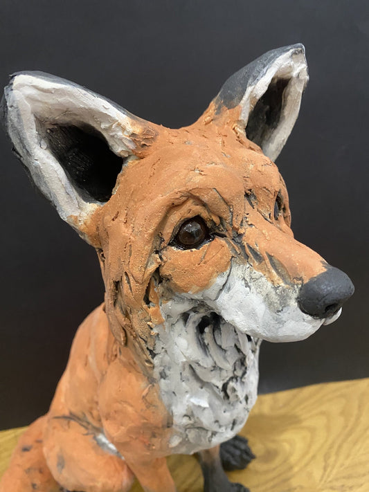 Louise Brown Fox Original Sculpture - The Acorn Gallery, Pocklington