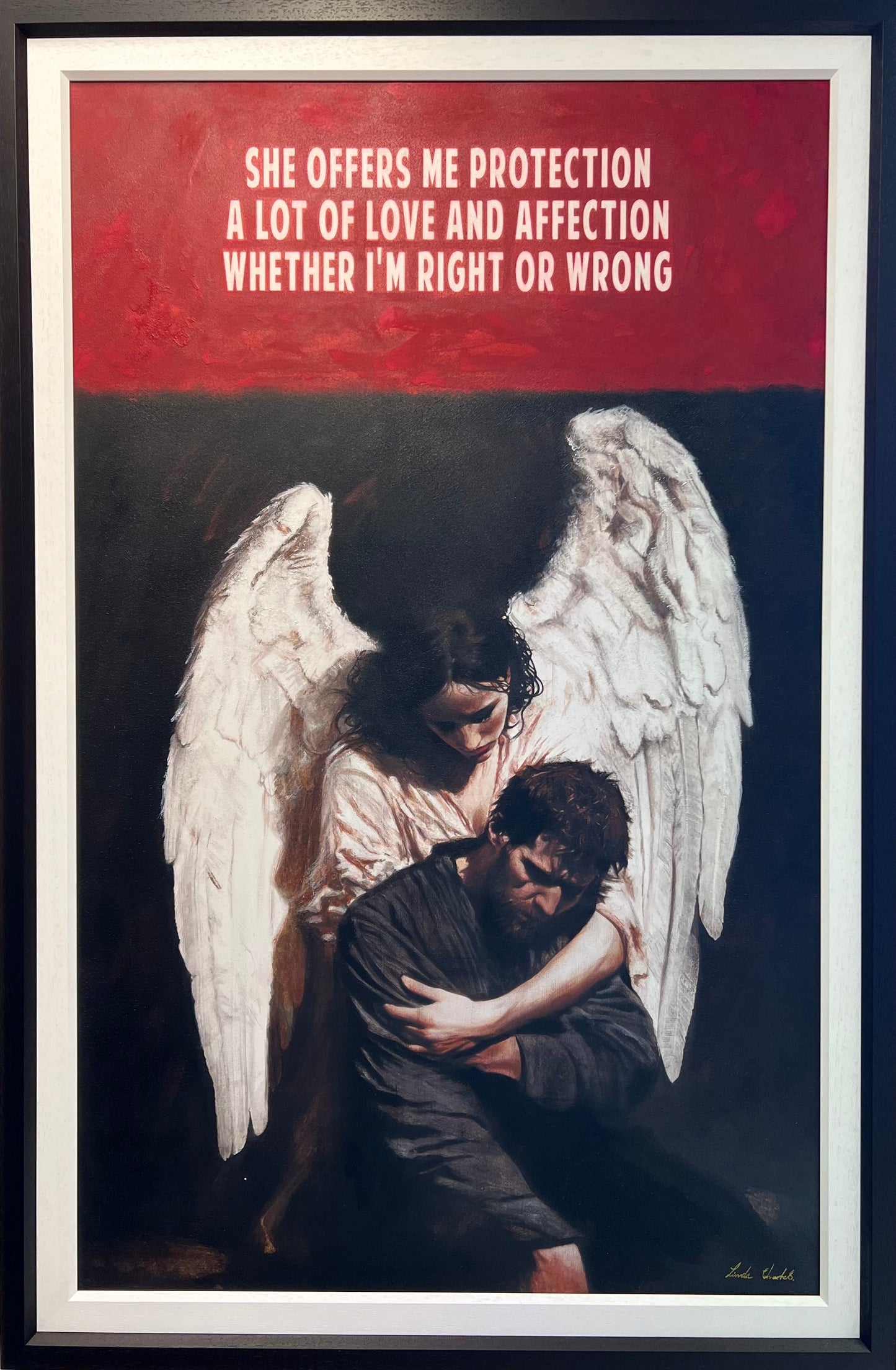 Linda Charles Angels Remastered Original Framed - The Acorn Gallery, Pocklington