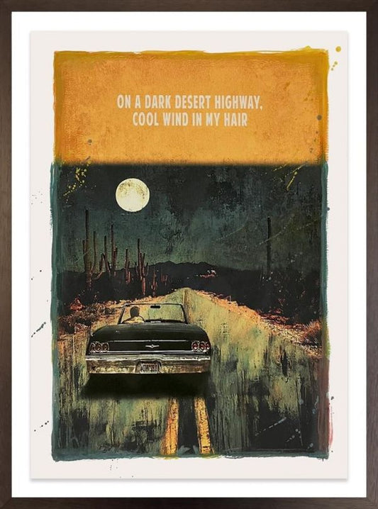 Linda Charles Hotel California Remastered Framed - The Acorn Gallery, Pocklington