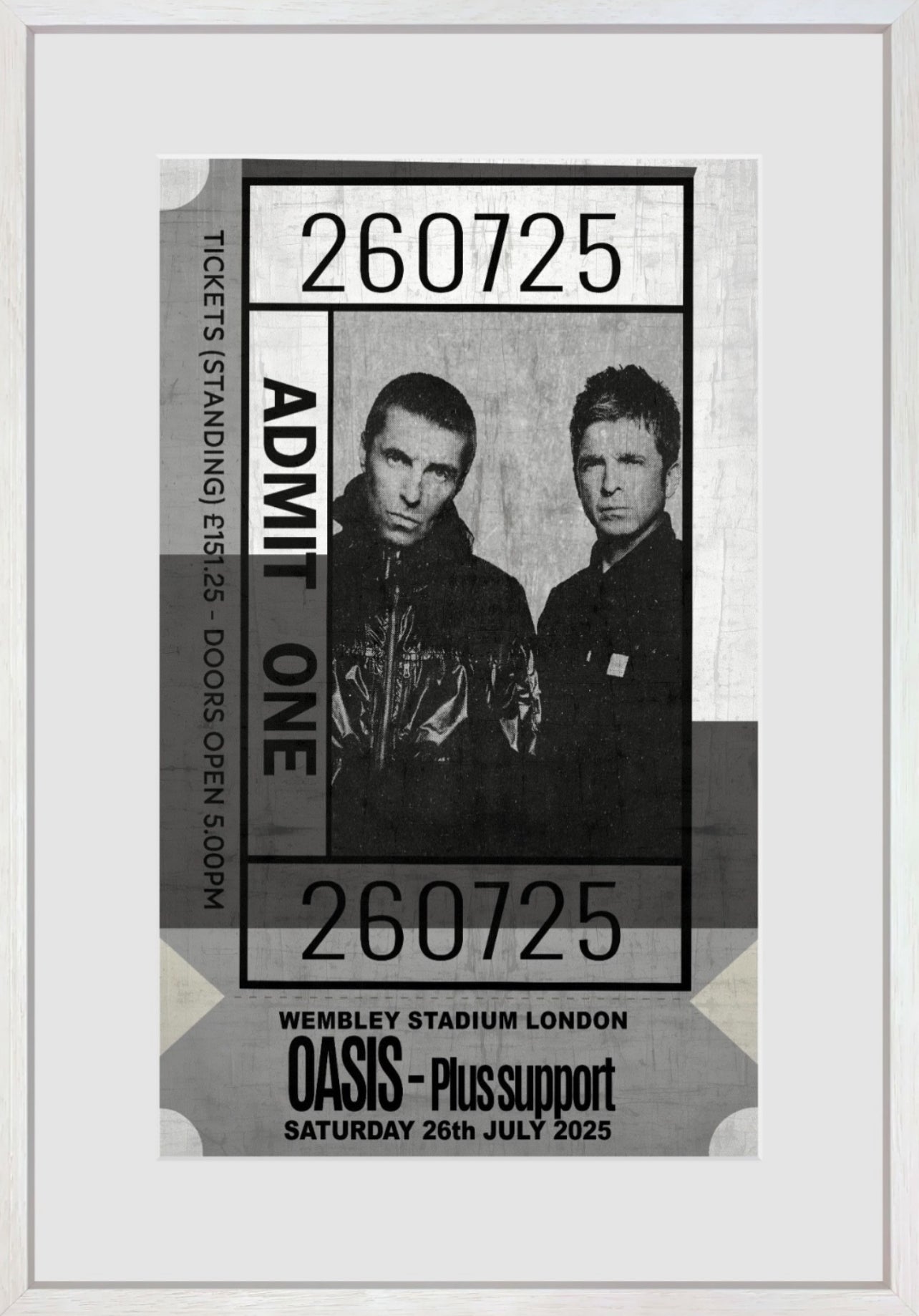 Oasis Admit One artwork by Linda Charles available at The Acorn gallery in Pocklington. Shop Online or call 01759 307652. UK Delivery available.