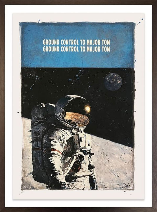 Linda Charles Space Oddity Remastered Framed - The Acorn Gallery, Pocklington