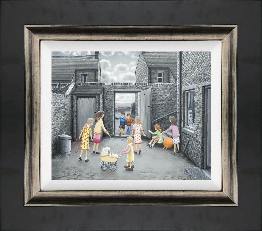 Leigh Lambert Can We Help You? Canvas - The Acorn Gallery, Pocklington