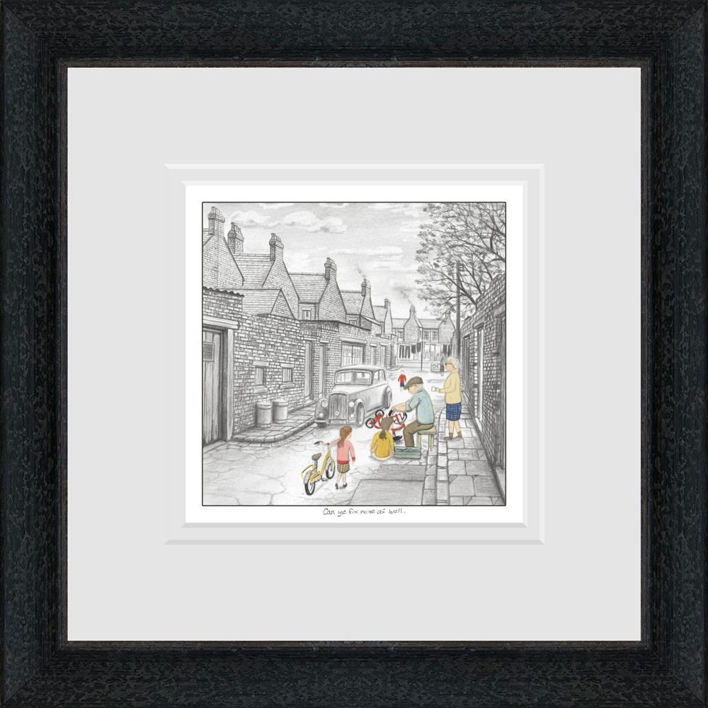 Leigh Lambert Can Ye Fix Mine As Well Sketch - The Acorn Gallery, Pocklington