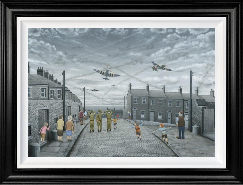 Leigh Lambert Emerging Victorious Deluxe Canvas - The Acorn Gallery, Pocklington