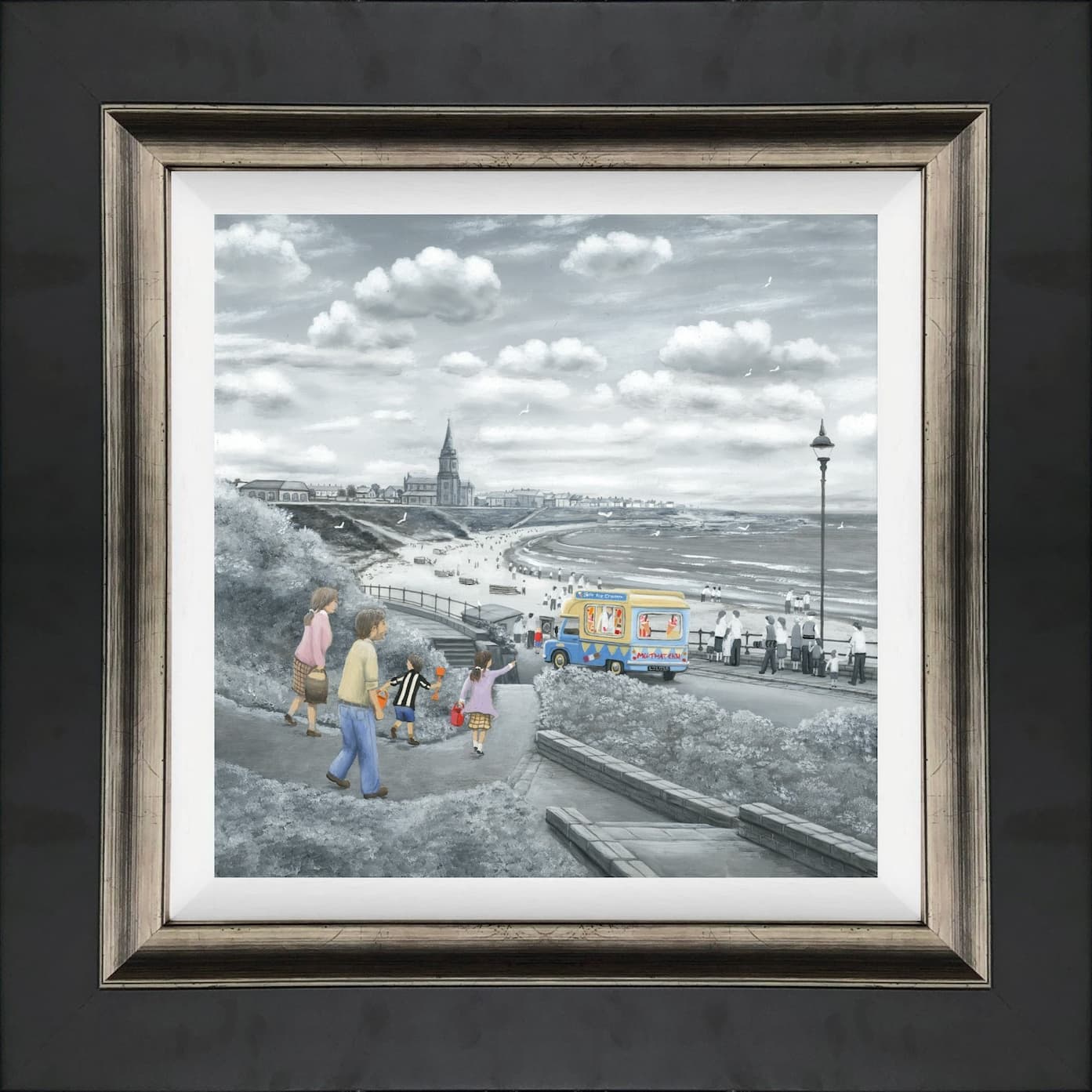 First Things First limited edition giclee print on canvas by Leigh Lambert, 12x12 inches, hand signed with certificate