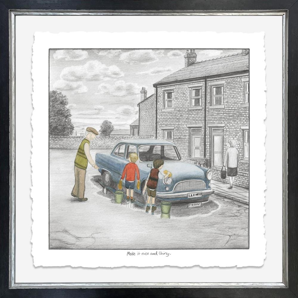 Leigh Lambert Make It Nice And Shiny Deluxe Sketch - The Acorn Gallery, Pocklington