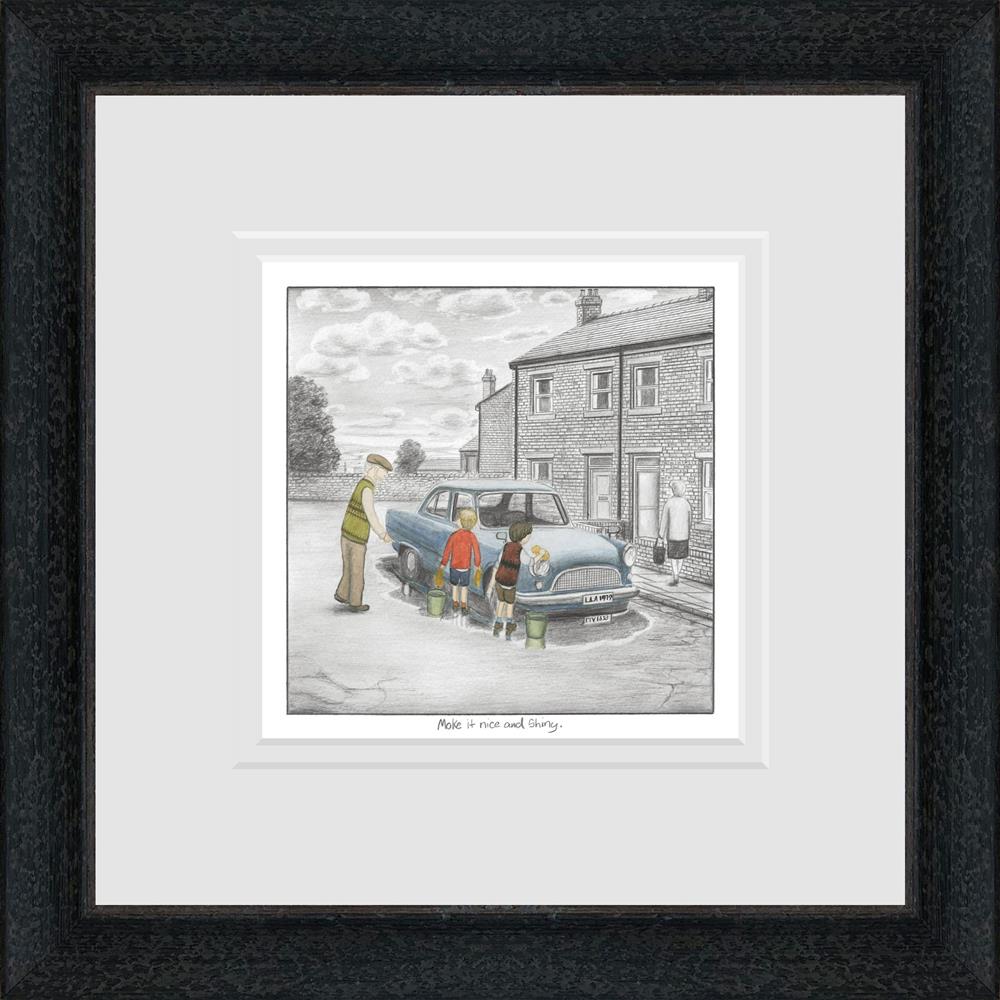 Leigh Lambert Make It Nice And Shiny Sketch - The Acorn Gallery, Pocklington