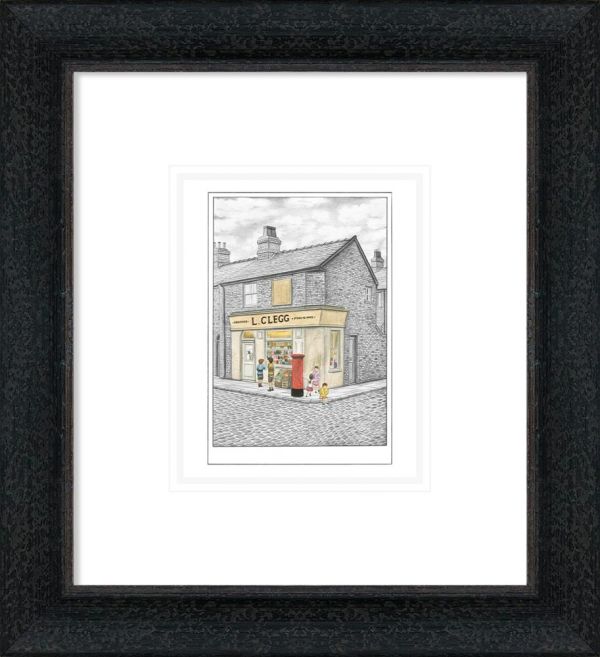 Leigh Lambert Our Kids Up Shops Sketch - The Acorn Gallery, Pocklington