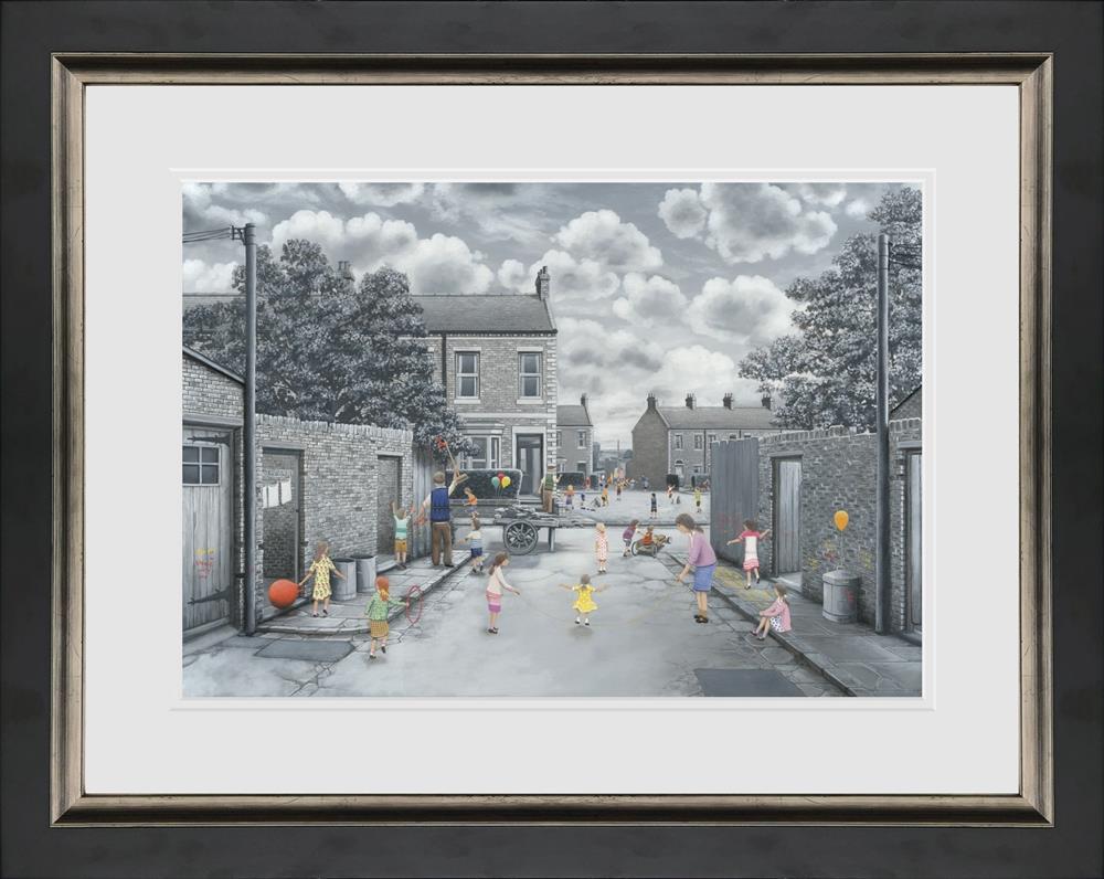 Leigh Lambert Schools Out For Summer Paper Print - The Acorn Gallery, Pocklington