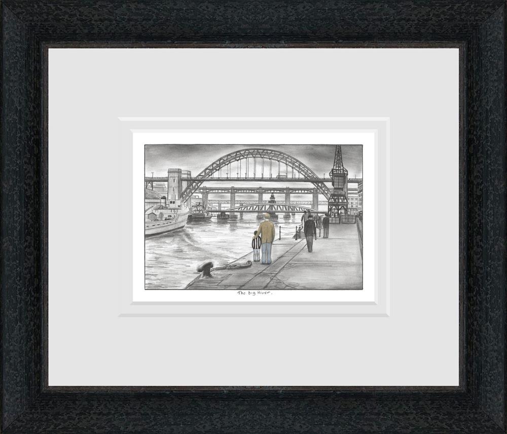 Leigh Lambert The Big River Sketch - The Acorn Gallery, Pocklington